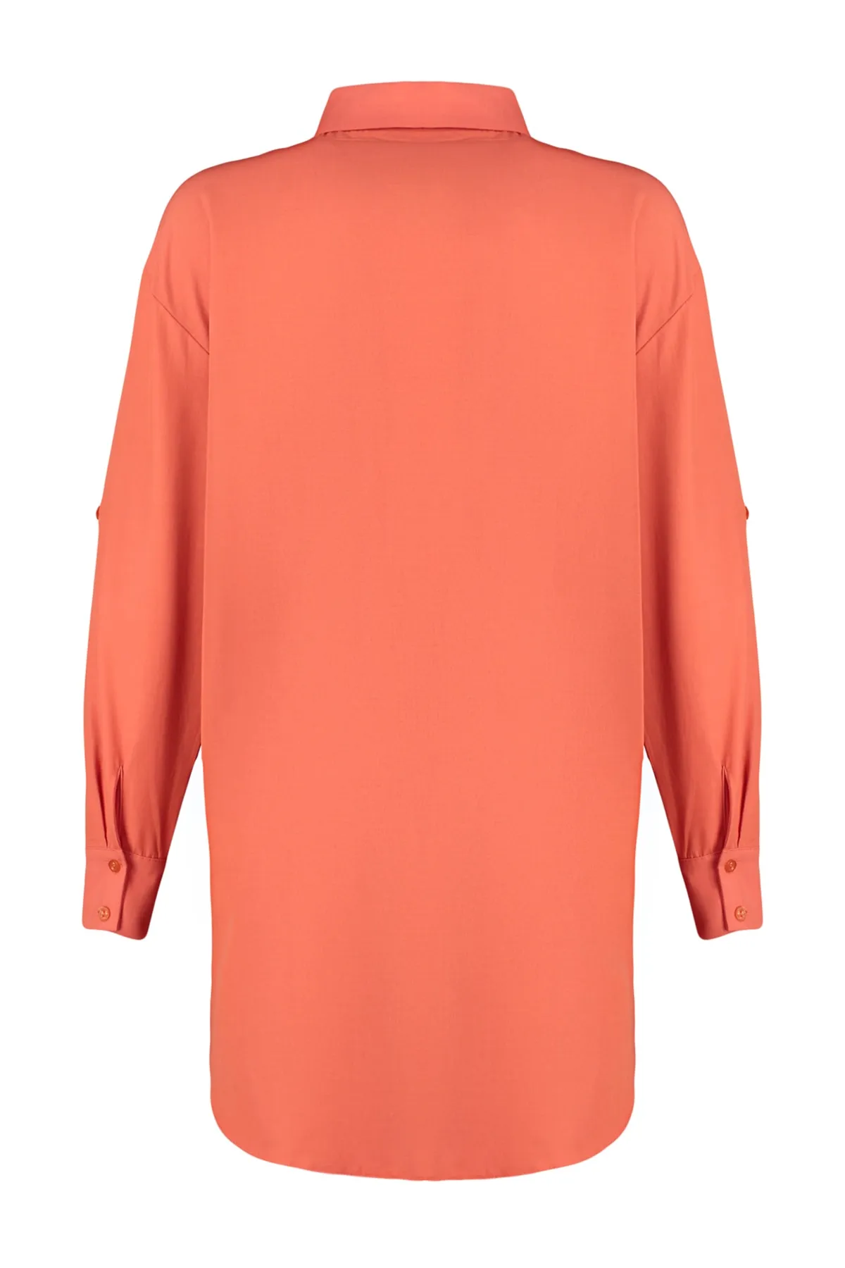 Trendyol Collection  Gewebtes Hemd mit Granatapfelblüten TBESS22GO0664