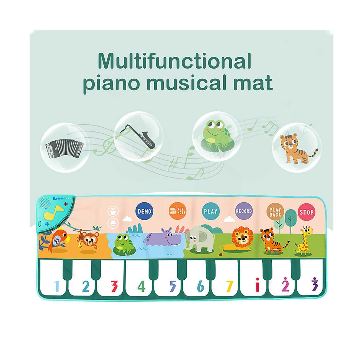 Klaviermatte Musikmatte Piano Matte für Kinder
