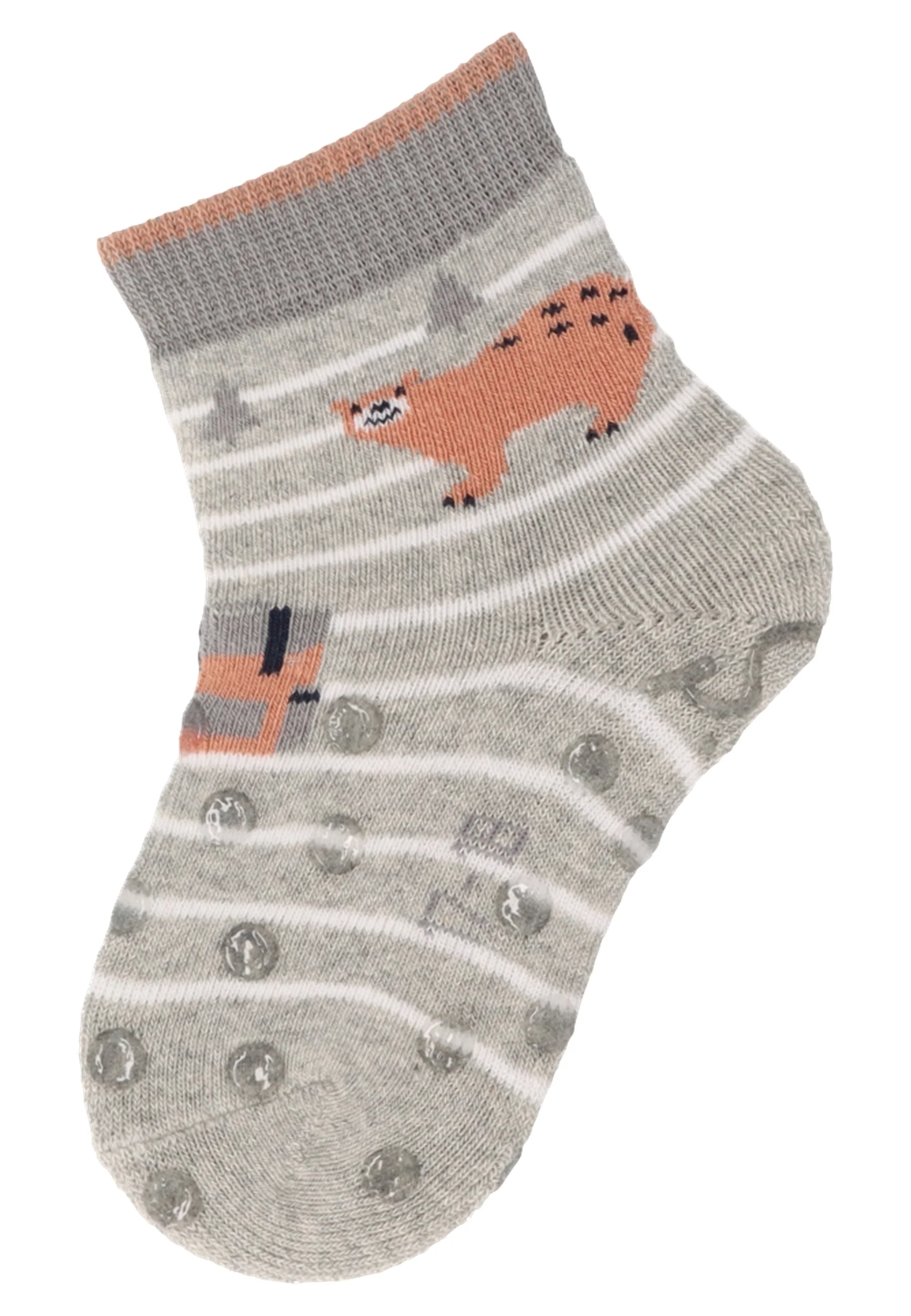 ABS Krabbelsocken im 2er Pack mit Motiv Löwe