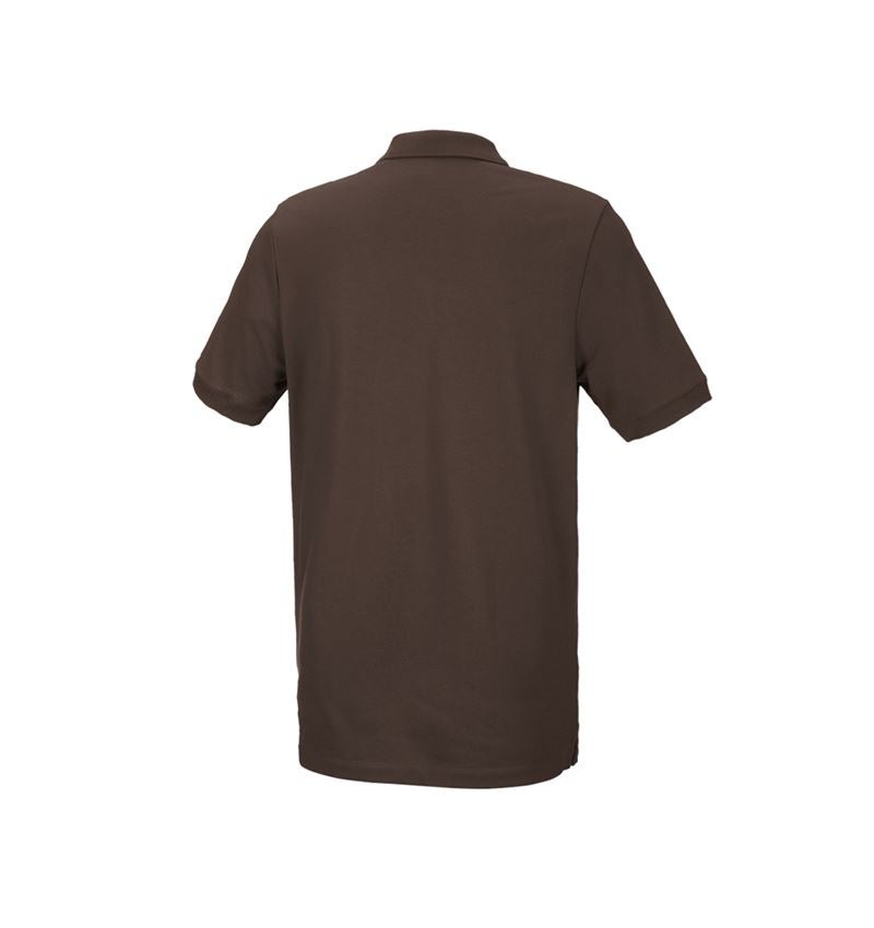 e.s. Piqué-Polo cotton stretch, long fit