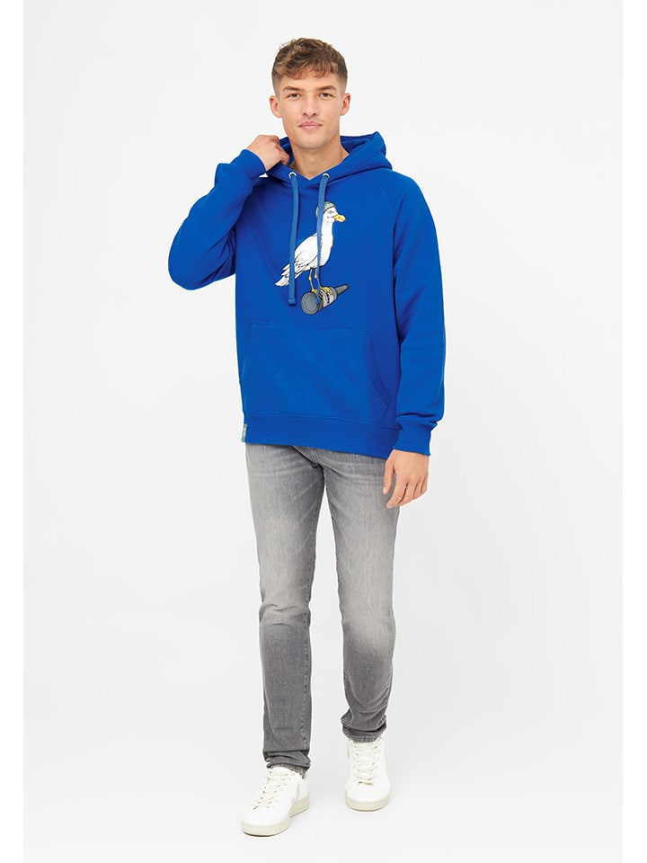 Derbe Hoodie in Blau günstig kaufen