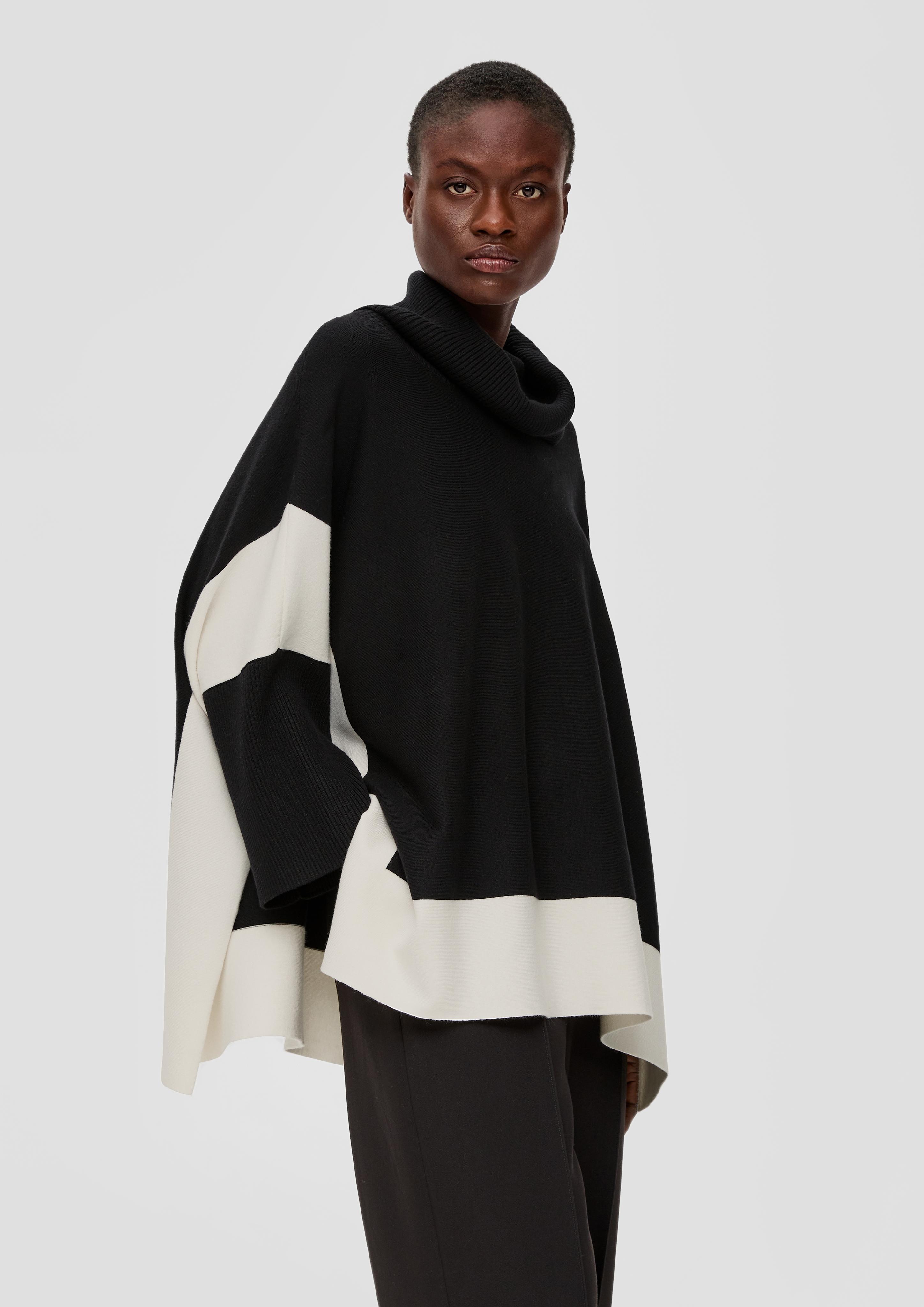 Poncho mit Viskose  2138285-99X6