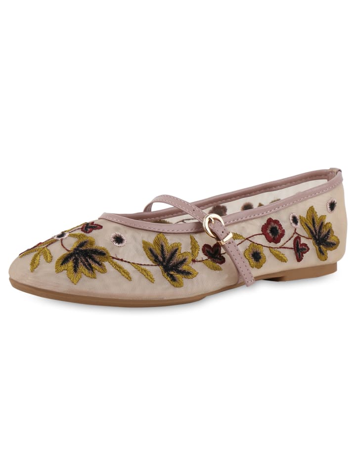 VAN HILL Riemchenballerinas Ella in Nude günstig kaufen