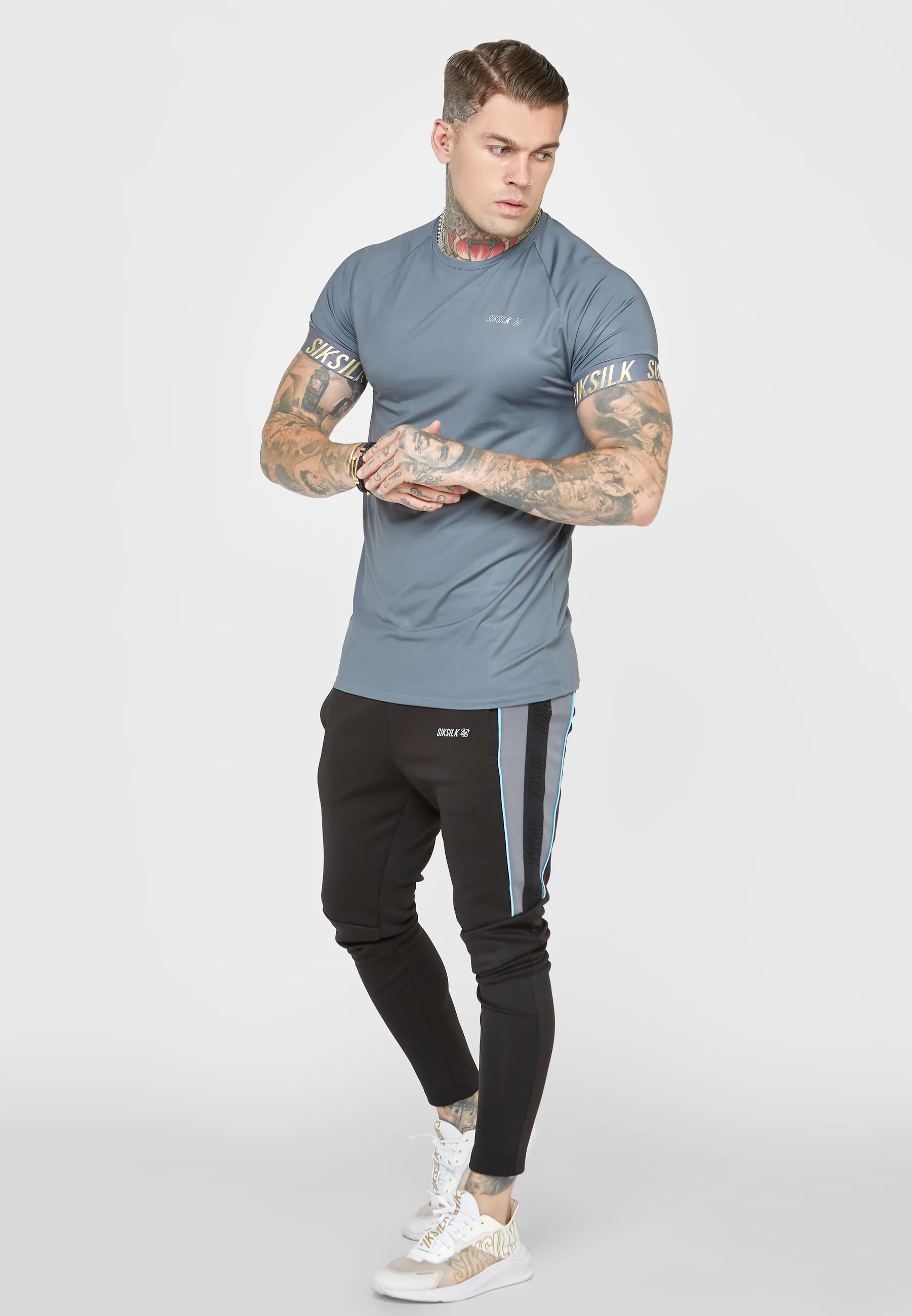 SIKSILK ACTIVE TECH - Camiseta con estampado