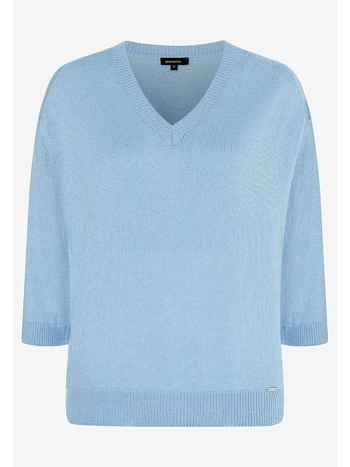 More & More Pullover in Hellblau günstig kaufen