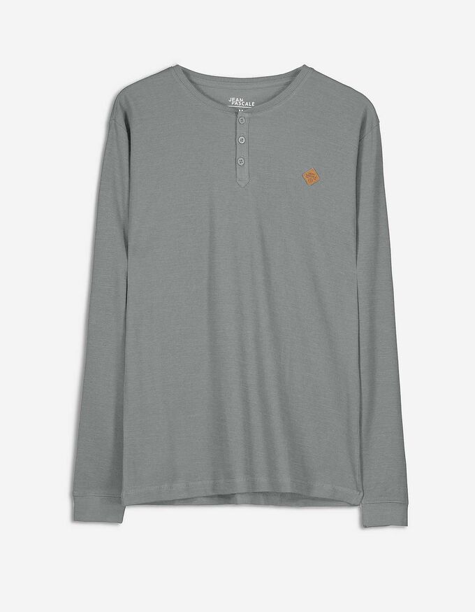 Langarmshirt - Labelpatch