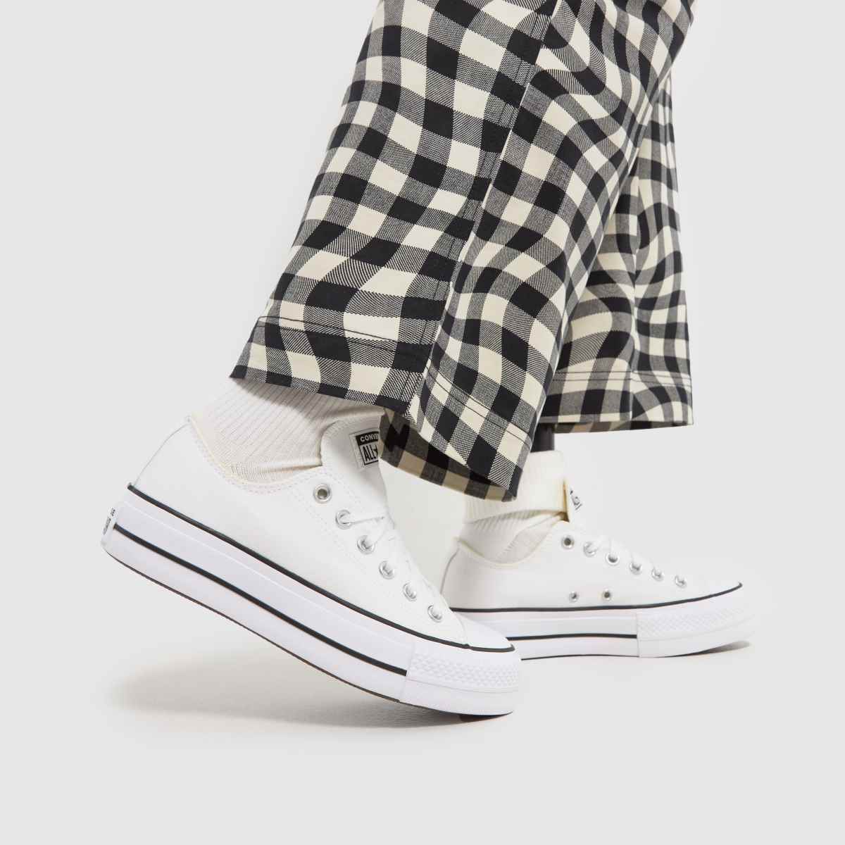 Converse All Star Lift Ox cipő fehér színben