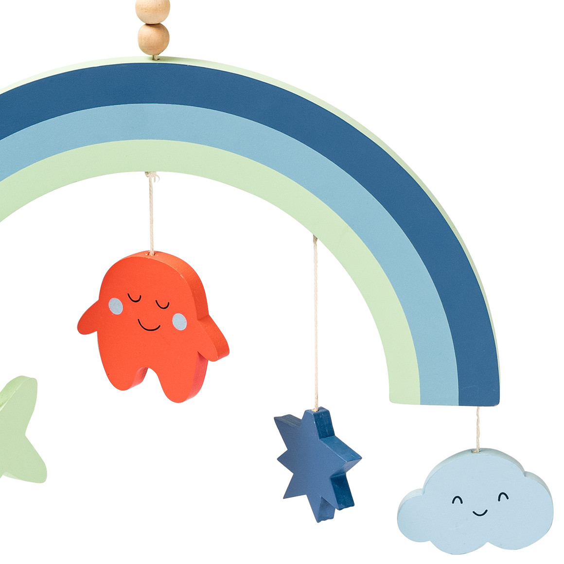 Deko-Hänger Regenbogen mit 5 Anhängern