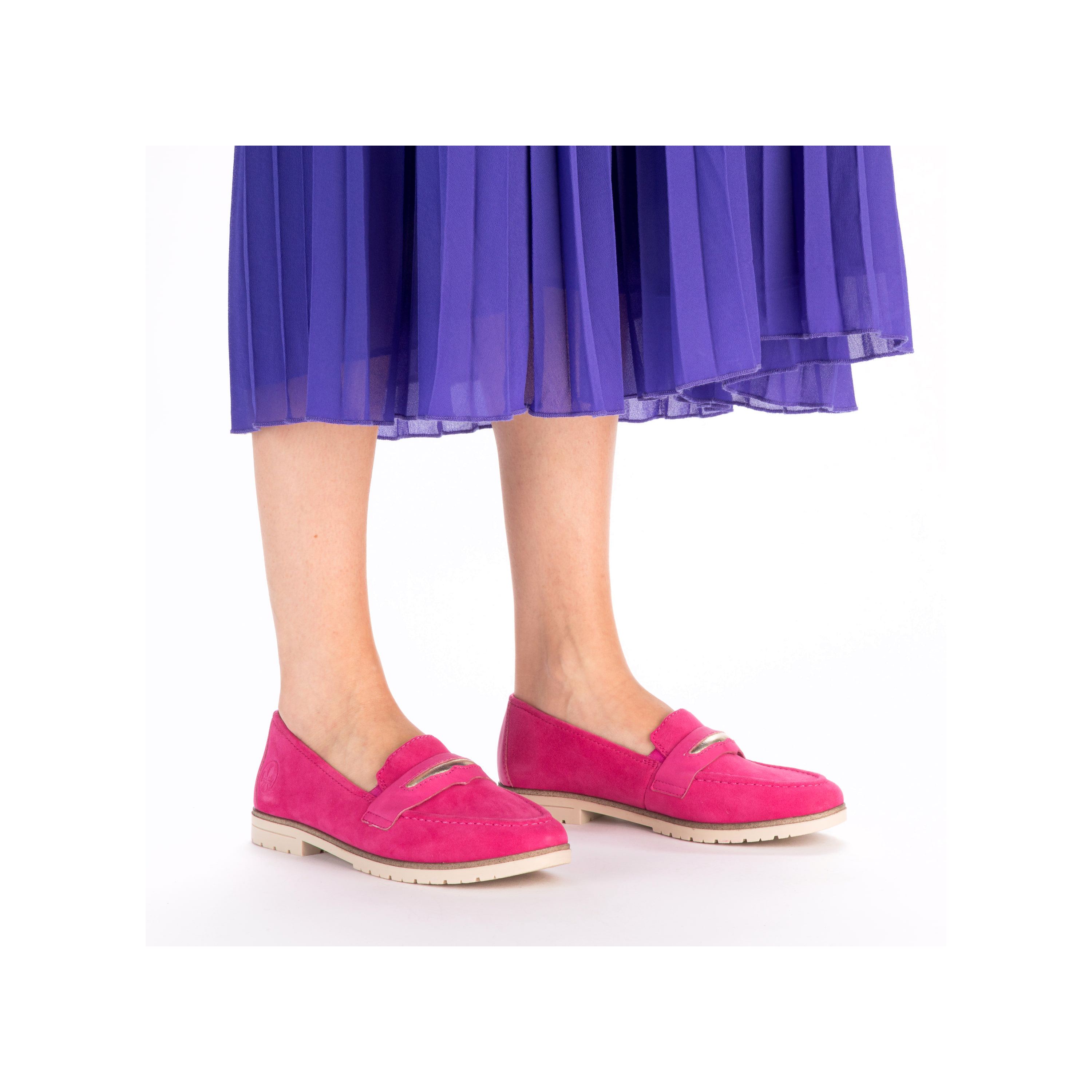 Rieker Damen Loafer magenta