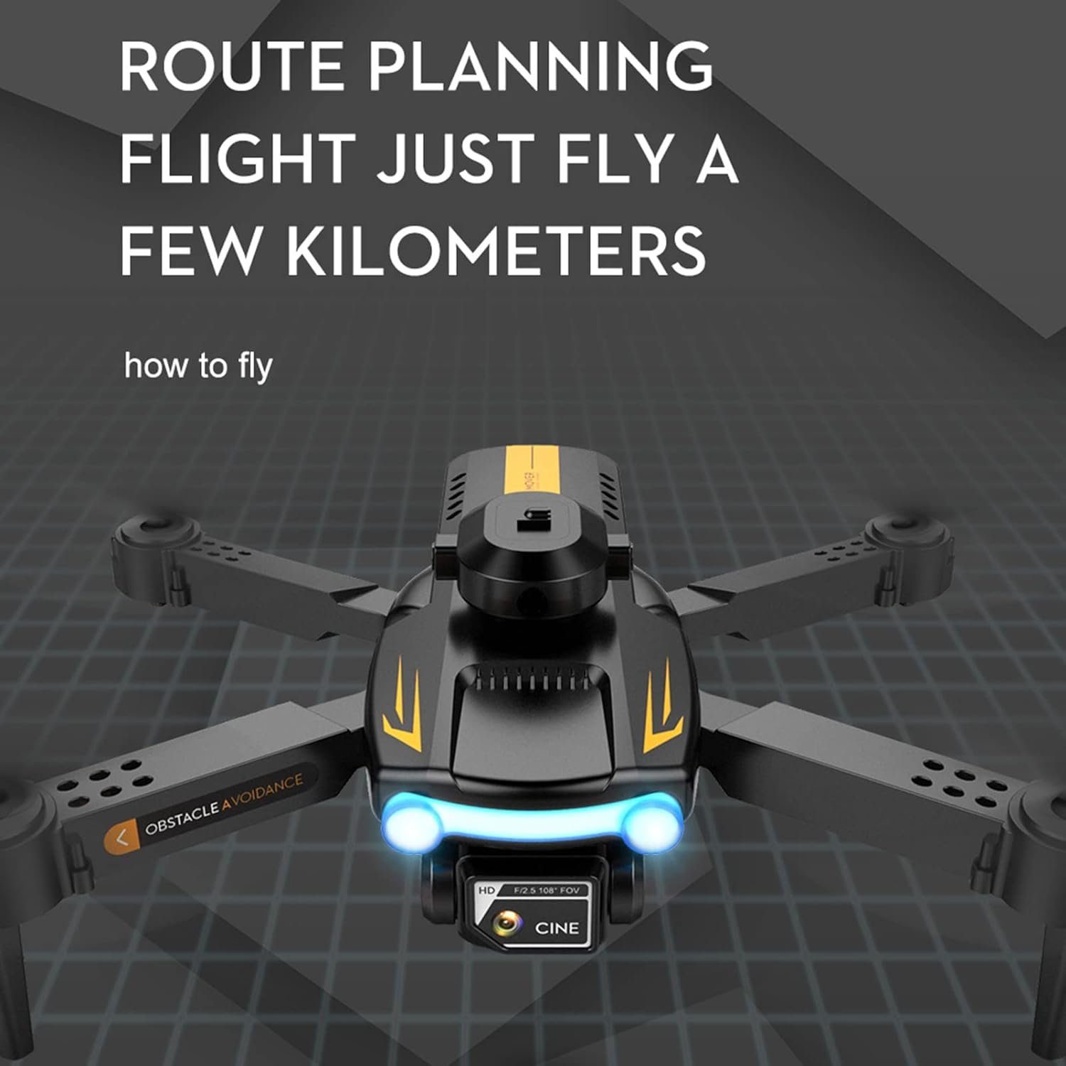 Goolsky LSRC XT2 RC Drohne (4096*2160P, mit 4K WIFI Daul 2,4G Hinderniserkennung in Vier Richtungen, Präzisionsnavigation,vielseitiger für spektakuläres 10Minuten Flugzeit)