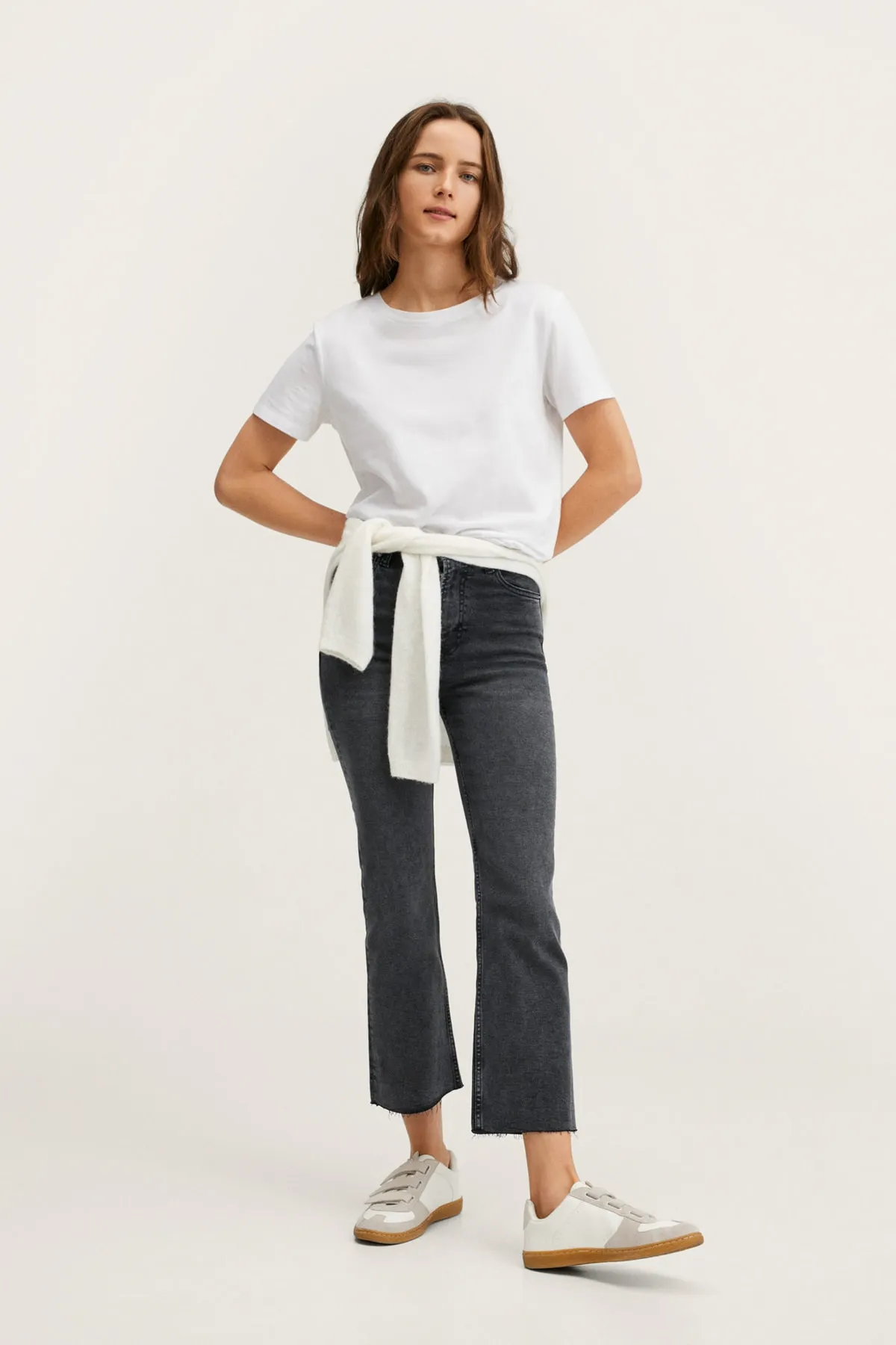 MANGO  Jeans - Grau - Bootcut
