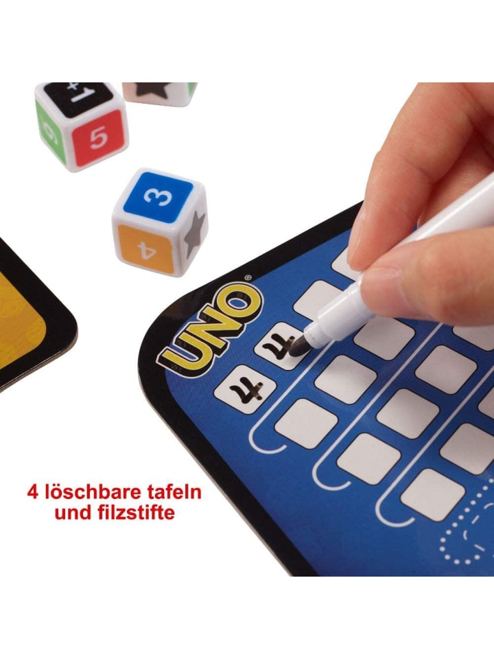 Mattel UNO - Würfelspiel in mehrfarbig günstig kaufen onesize