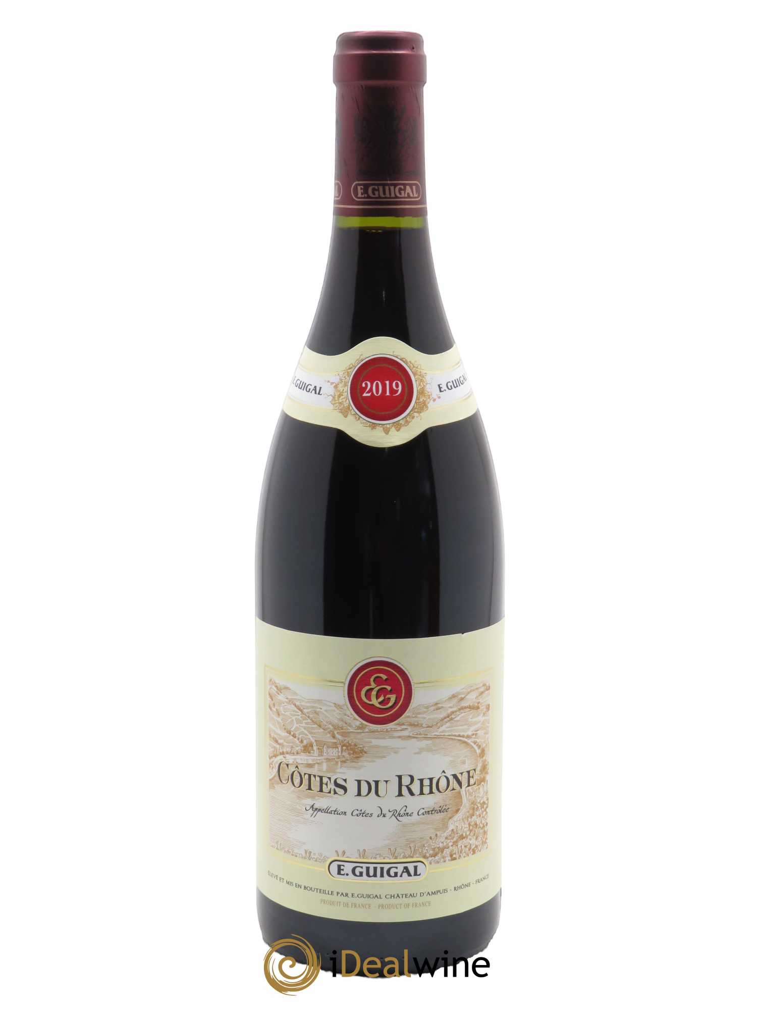 Côtes du Rhône Guigal  2019 - Lot de 1 Bouteille
