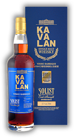 Kavalan Solist Vinho Barrique Cask 50-60% Kavalan Solist Vinho Barrique Cask 50-60% Einzelfassabfüllung in Fassstärke. 0,7	 Liter - Vol 57,1%
