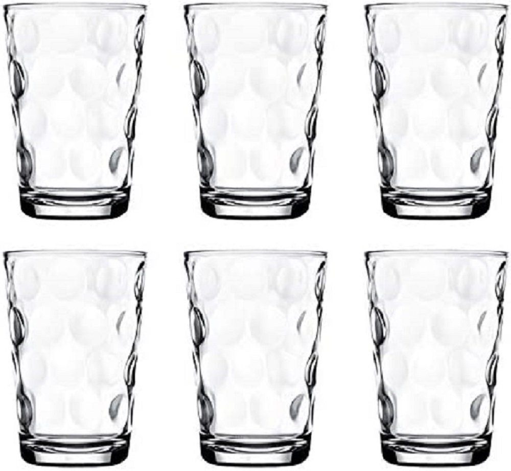 Pasabahce Glas 6er Pack Space Becher Wassergläser 208ml Trinkgläser
