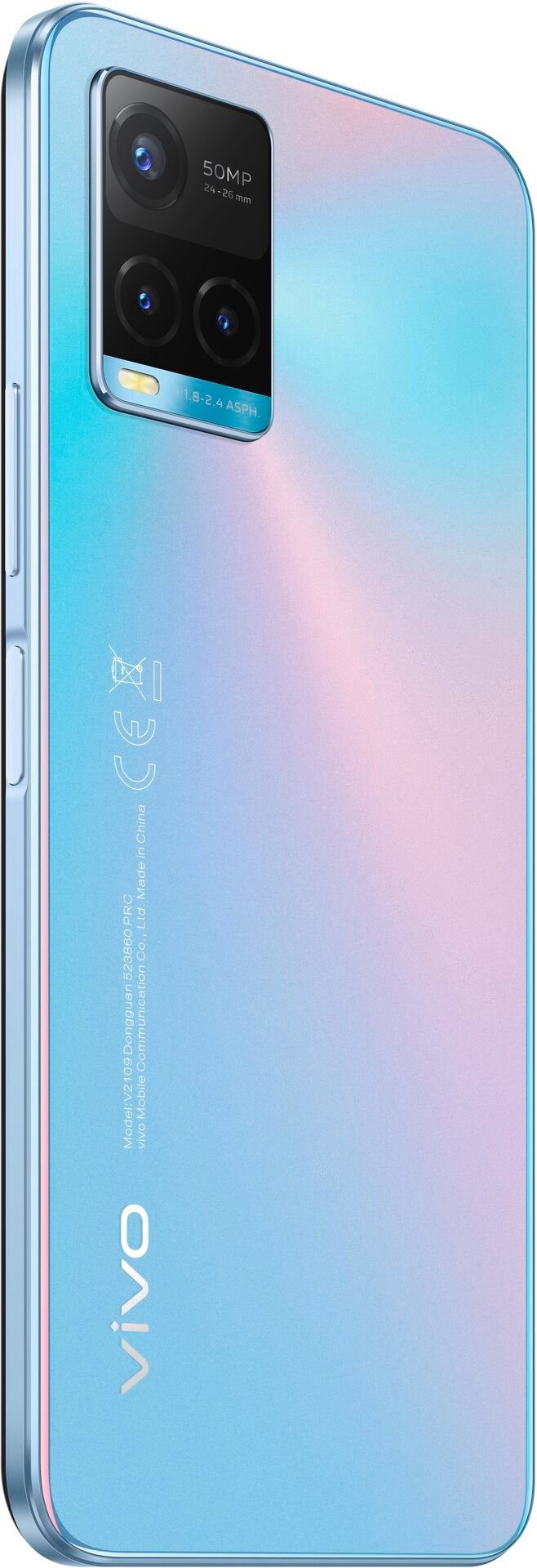 Vivo Y33s Smartphone (16,73 cm/6,59 Zoll, 128 GB Speicherplatz, 50 MP Kamera)
