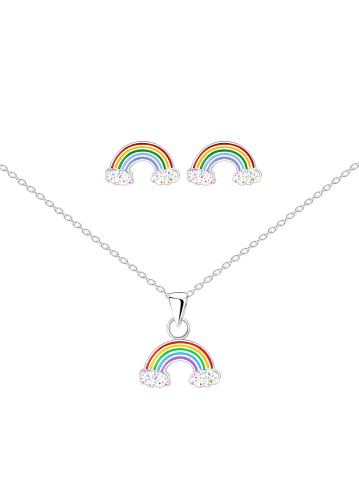 Alexander York Schmuck-Set REGENBOGEN in 925 Sterling Silber, 4-tlg. günstig kaufen onesize