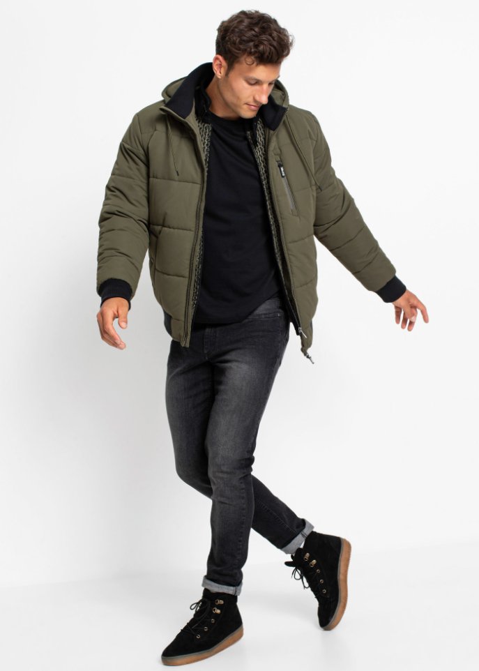 Steppjacke mit recyceltem Polyester
