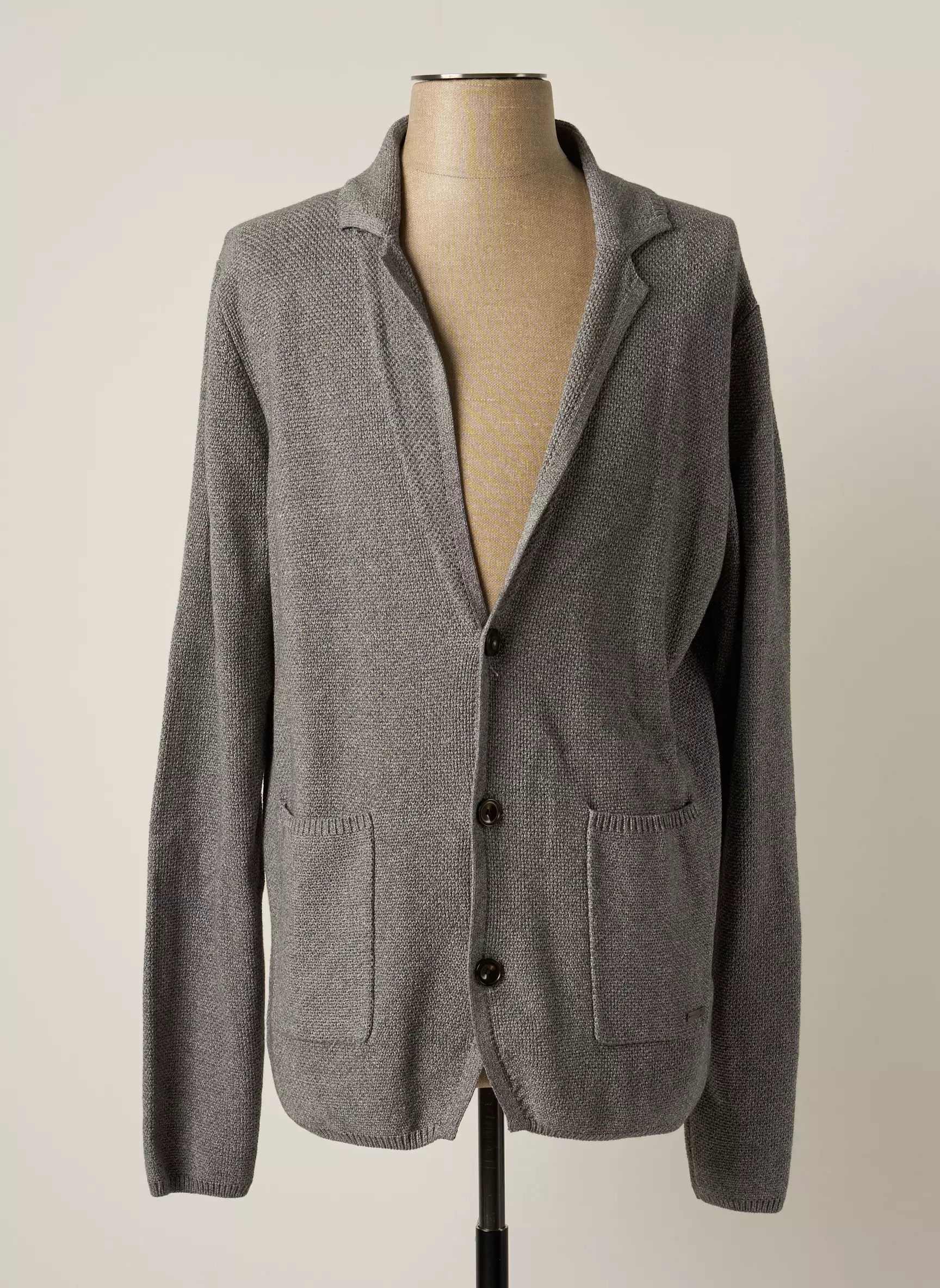 Fynch Hatton Cardigans Homme couleur gris