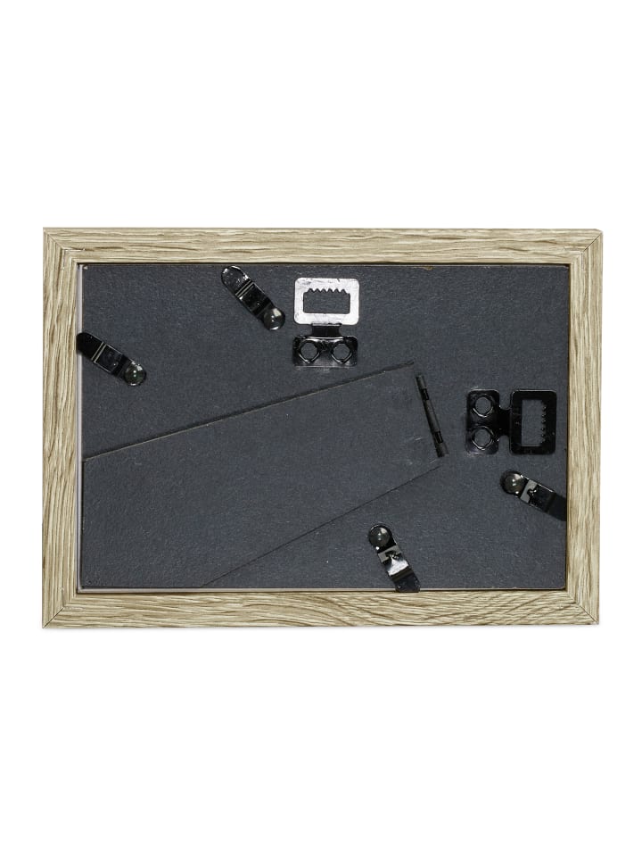 relaxdays 10 x Bilderrahmen in Braun/ Weiß - 10 x 15 cm günstig kaufen onesize