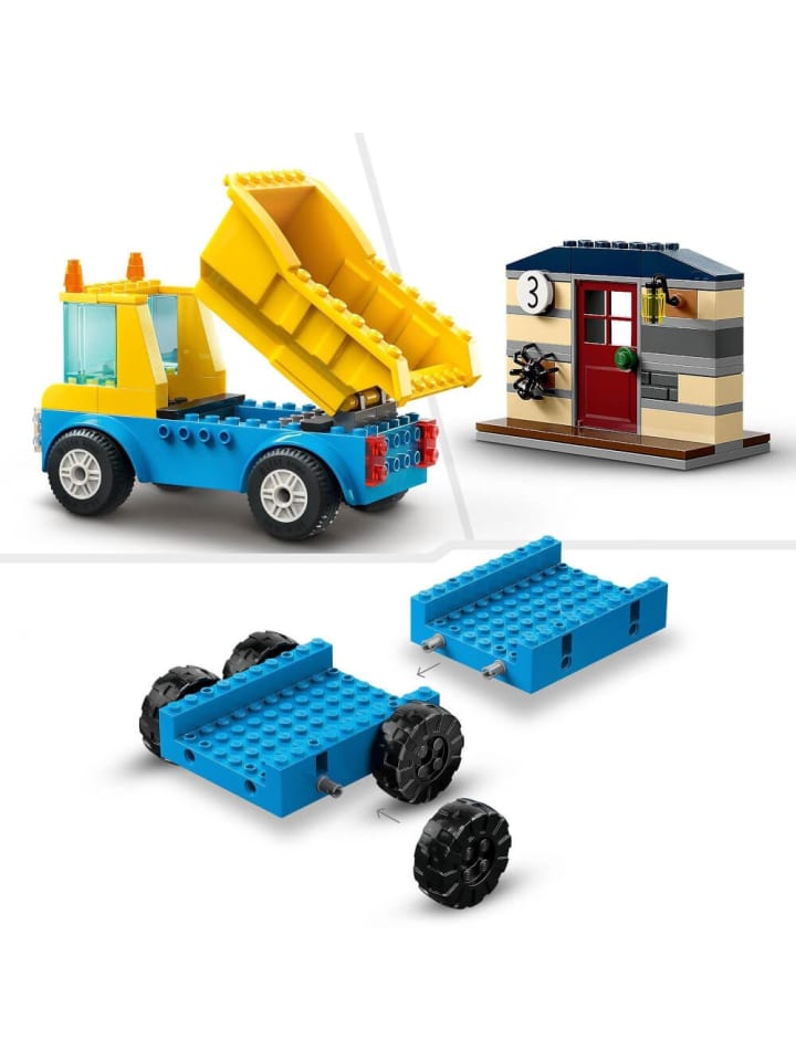 LEGO Bausteine City 60391 Baufahrzeuge und Kran mit Abrissbirne - ab 4 Jahre günstig kaufen onesize