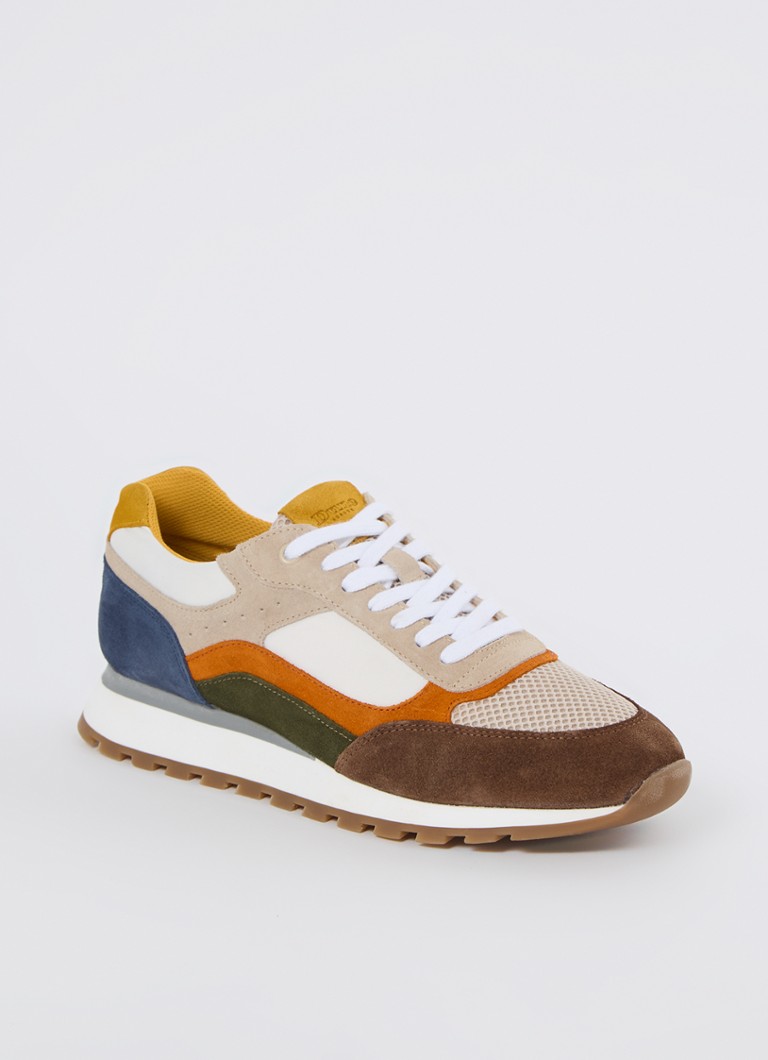 Sneakers Dune London Tetra con dettagli in camoscio