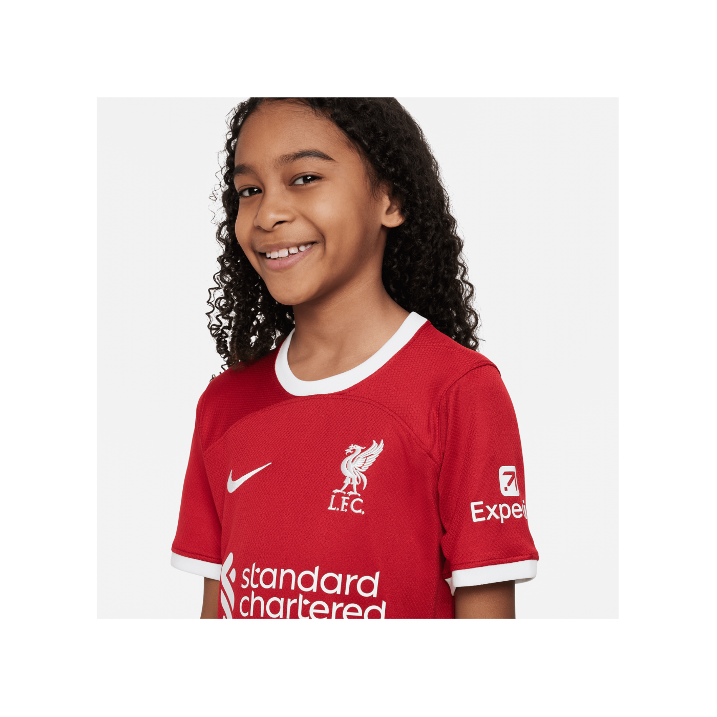 Nike FC Liverpool Trikot Home 2023/2024 Kids Rot F688