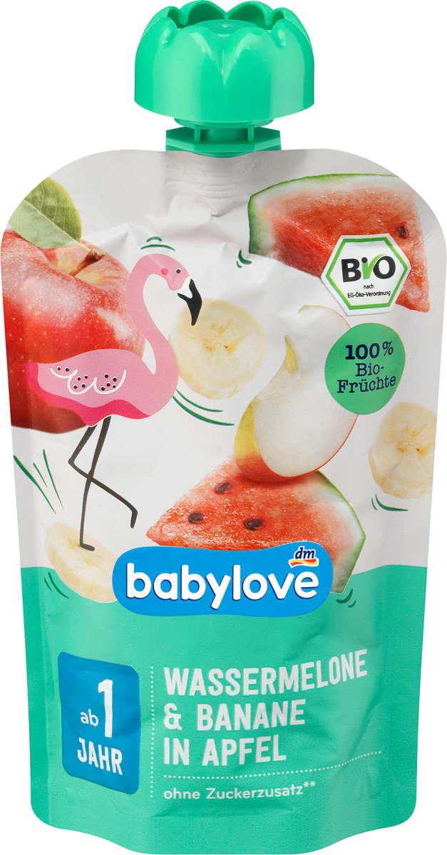 Quetschie Wassermelone & Banane in Apfel ab 1 Jahr, 100 g
