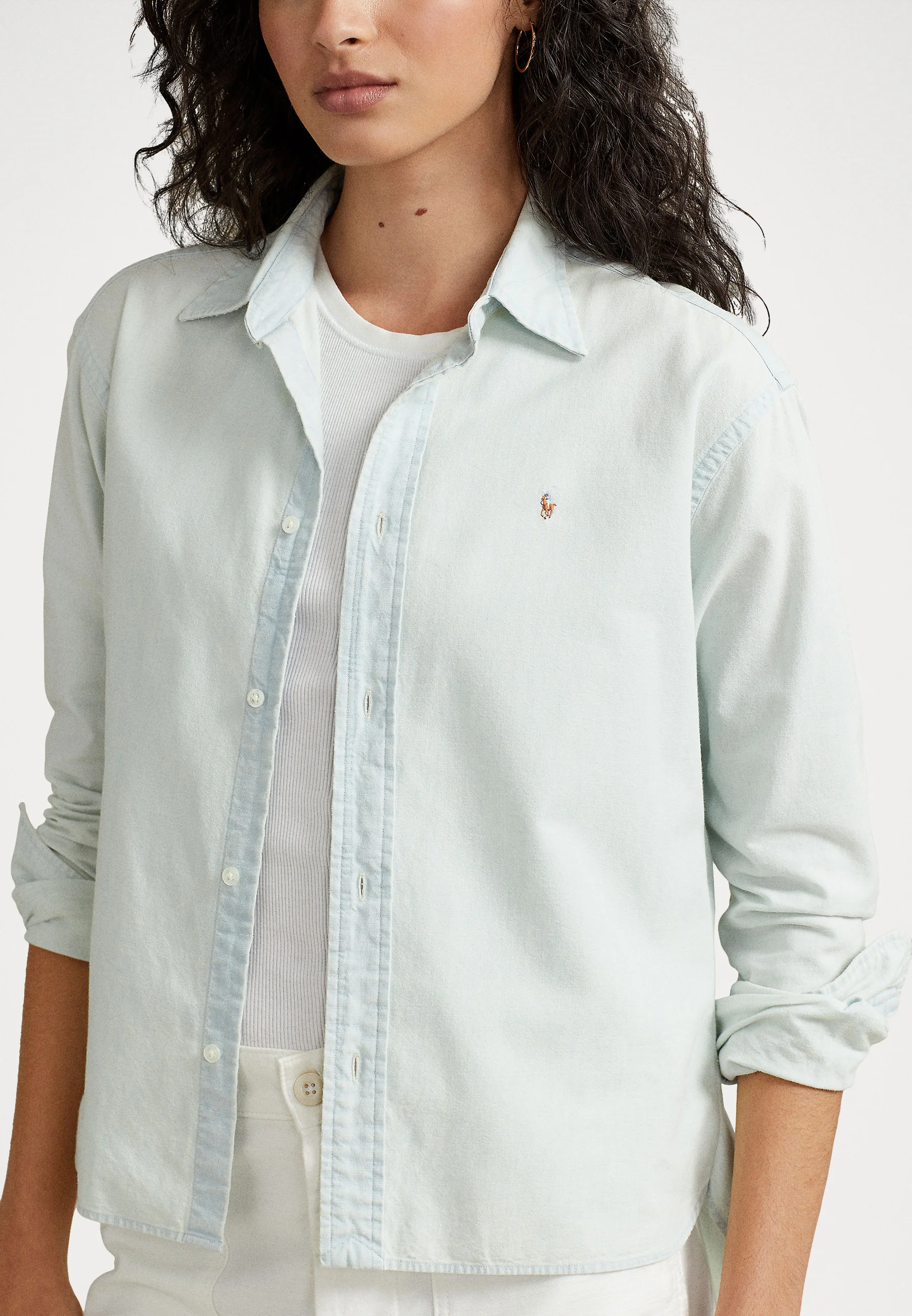 Camisa de manga larga con botones delanteros de Polo Ralph Lauren - Camisa