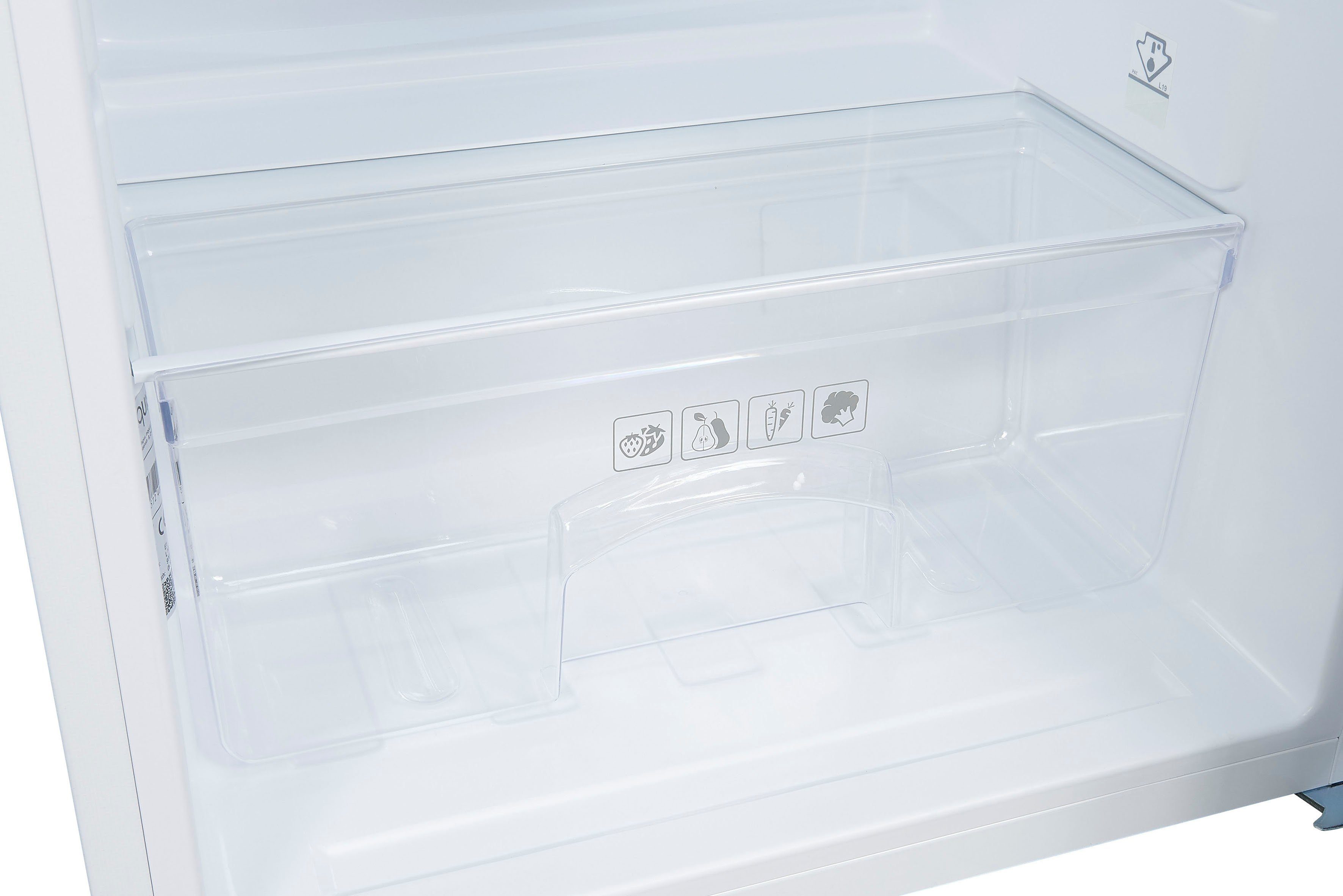 exquisit Kühlschrank KS16-V-040E weiss, 85 cm hoch, 55 cm breit