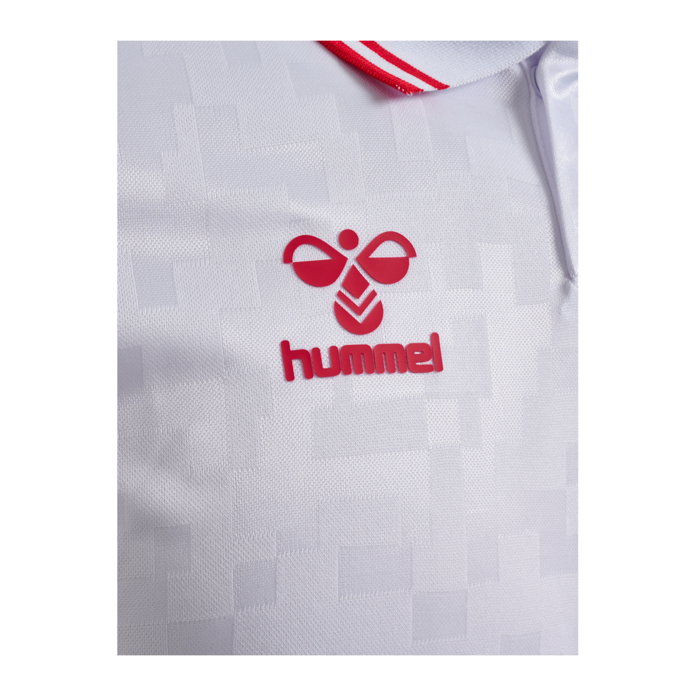 Hummel Dänemark Trikot Away EM 2024 Weiss F9001