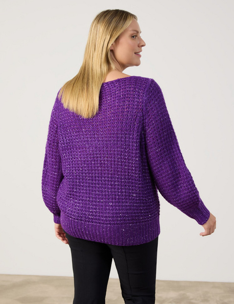 Pullover mit Pailletten-Zier