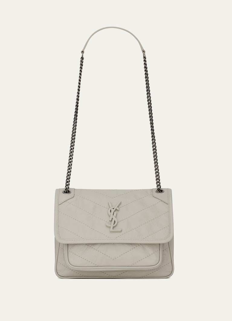 Geantă de umăr Saint Laurent Niki Baby din piele de vițel