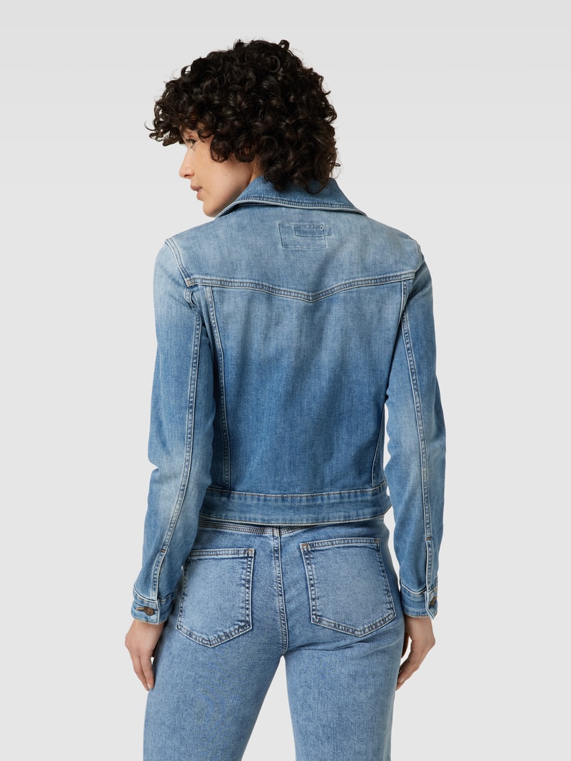 Jeansjacke mit Umlegekragen Modell 'SOMERTON' in jeans
