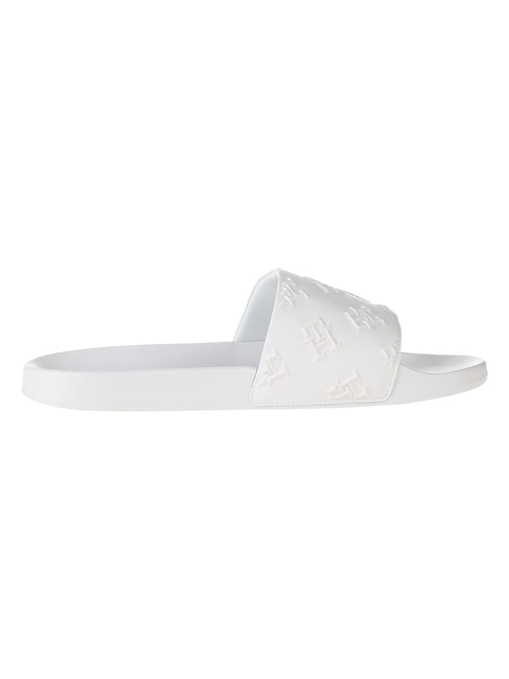 Tommy Hilfiger Shoes Pantoletten in Creme günstig kaufen
