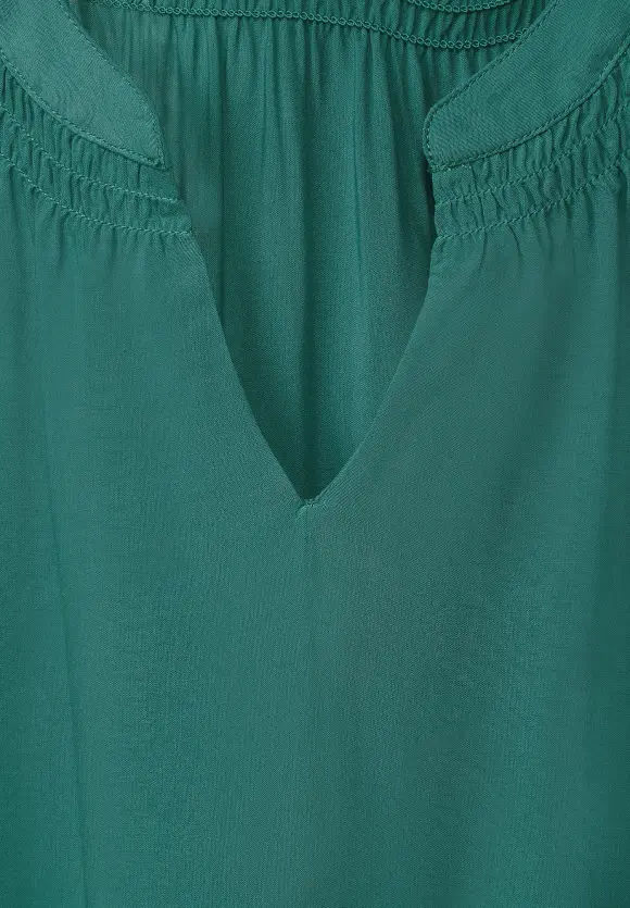 Street One Viskosebluse mit Elastiksaum