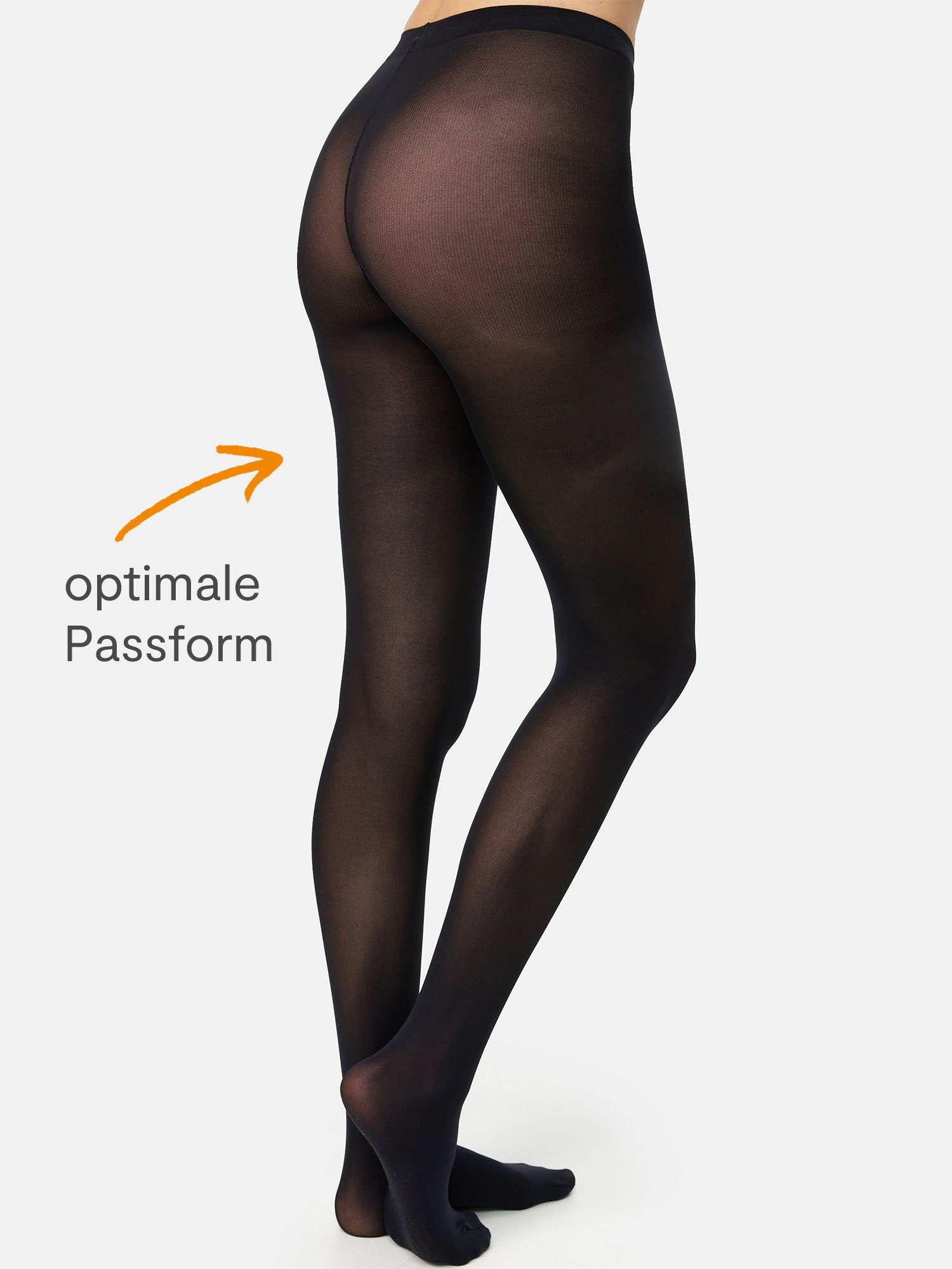 Nur Die Feinstrumpfhose Blickdicht 40 DEN Damen (1er/3er/6er/9er Pack 1 St) nylon blickdicht opaque Fein-strumpfhose frauen multi-pack elastikbund