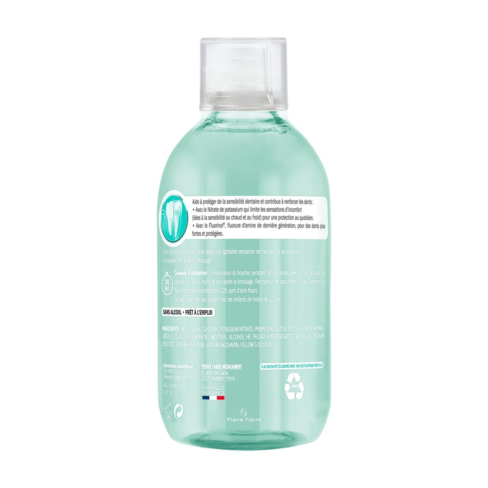 Oral Care Eluday Sensibilité - Bain de bouche quotidien soin dents sensibles 500ml Bain de Bouche