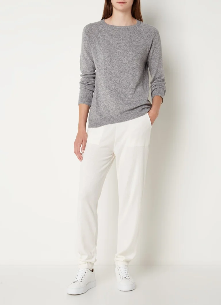 Maglione girocollo Benetton in pregiata maglia di misto cashmere