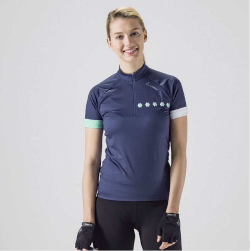 Löffler HZ Rise blaues Damen-Radtrikot