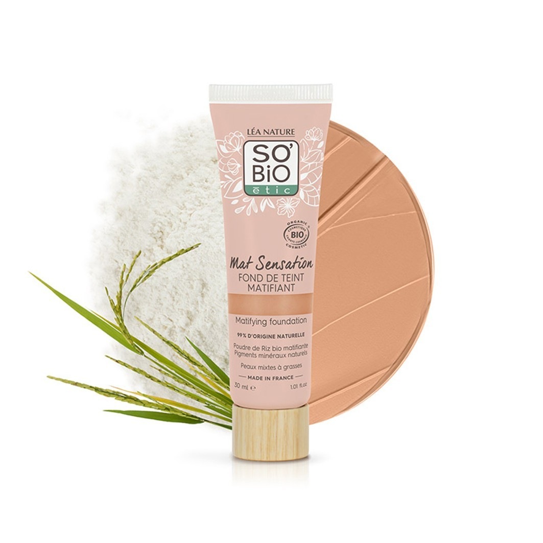 SO BiO étic Mattifying Foundation, Matt Sensation