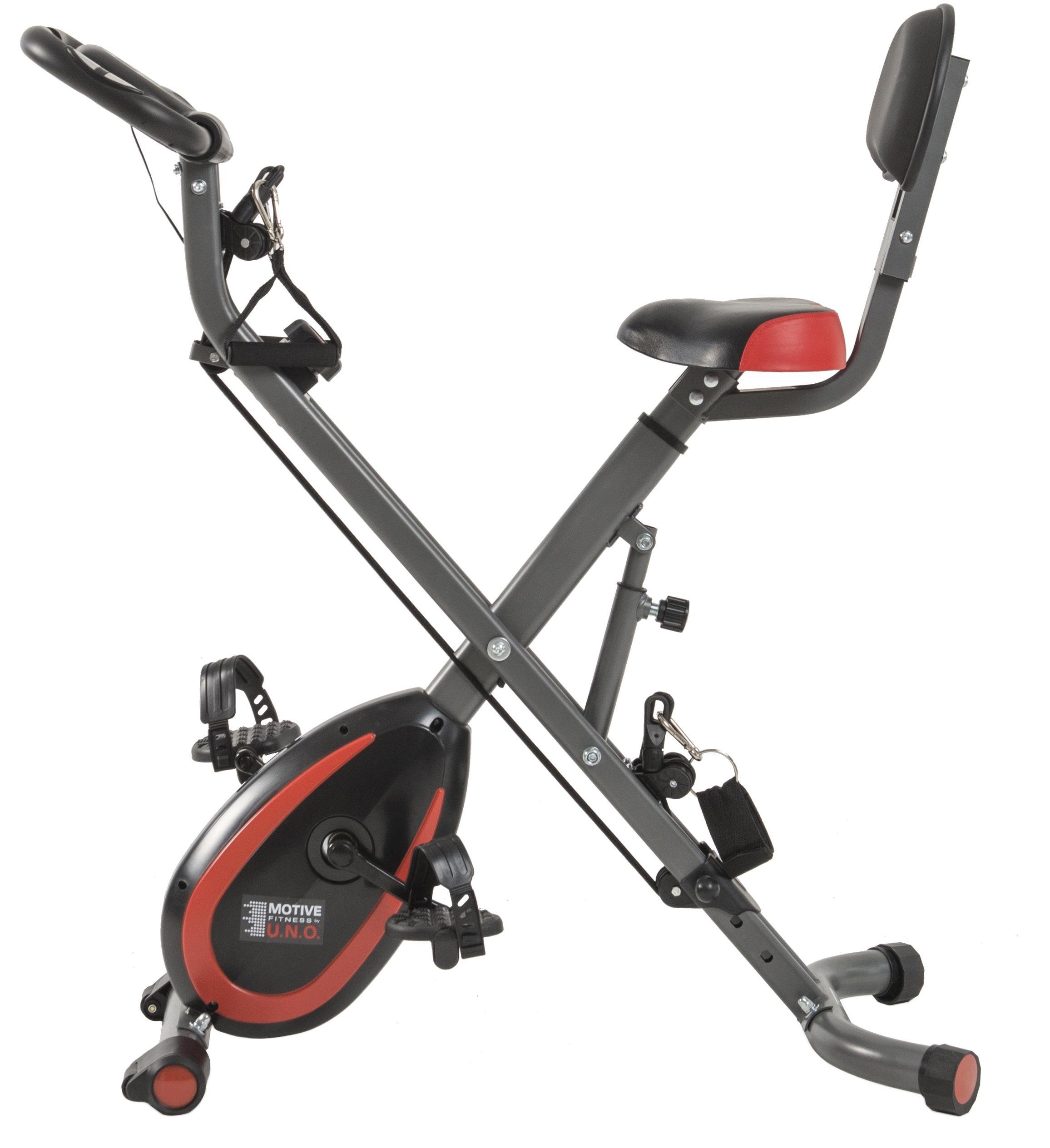 MOTIVE FITNESS by U.N.O. Heimtrainer Multi-Function X-BIKE, inkl. Seilzug für Arme und Beine