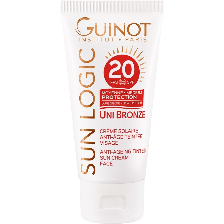 Crème Solaire Anti-Âge Teintée Visage Uni Bronze