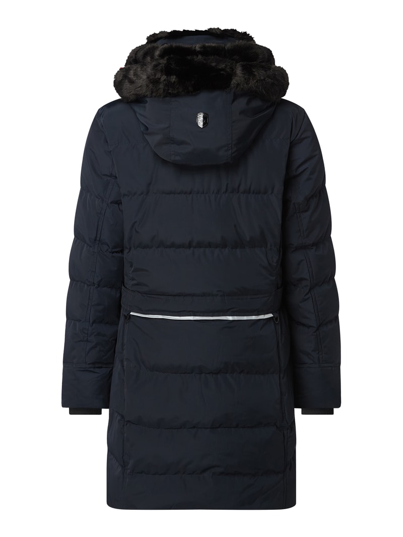 Funktionsjacke mit Label-Details Modell 'Kitzbühel' in marineblau
