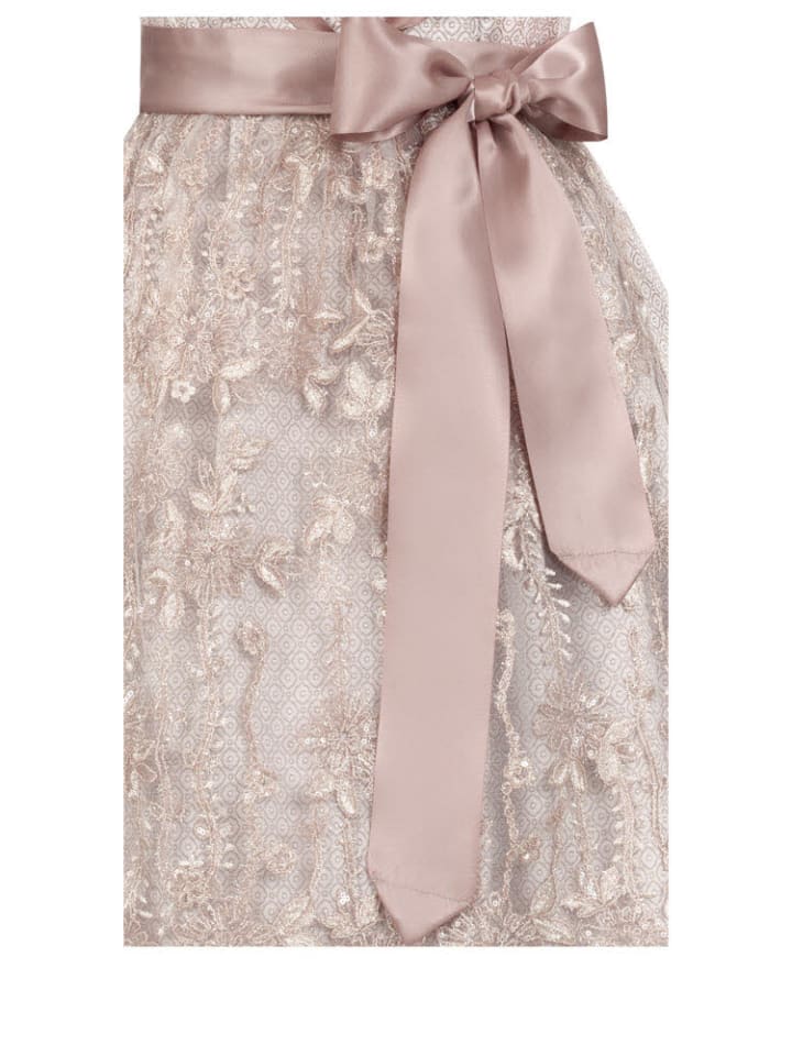 Nübler Mini-Dirndl Tessa in Taupe günstig kaufen
