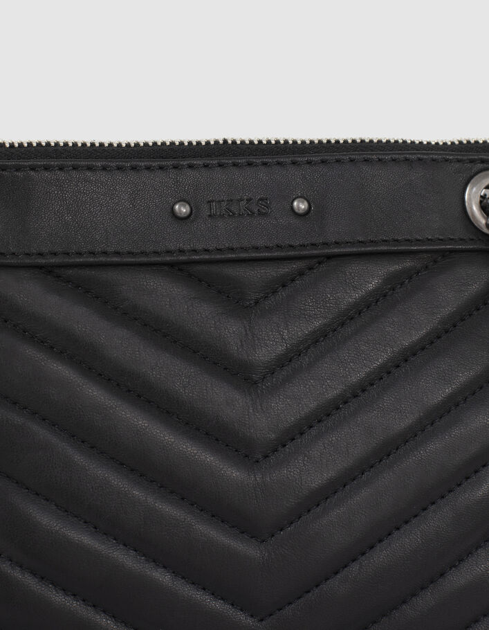 Sac double pochettes 1440 REPORTER en cuir matelassé femme