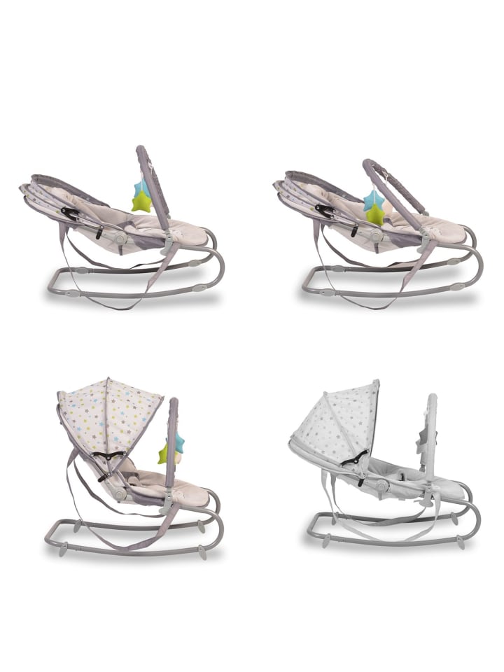 Moni Babywippe Lulu Spielbogen in grau günstig kaufen onesize