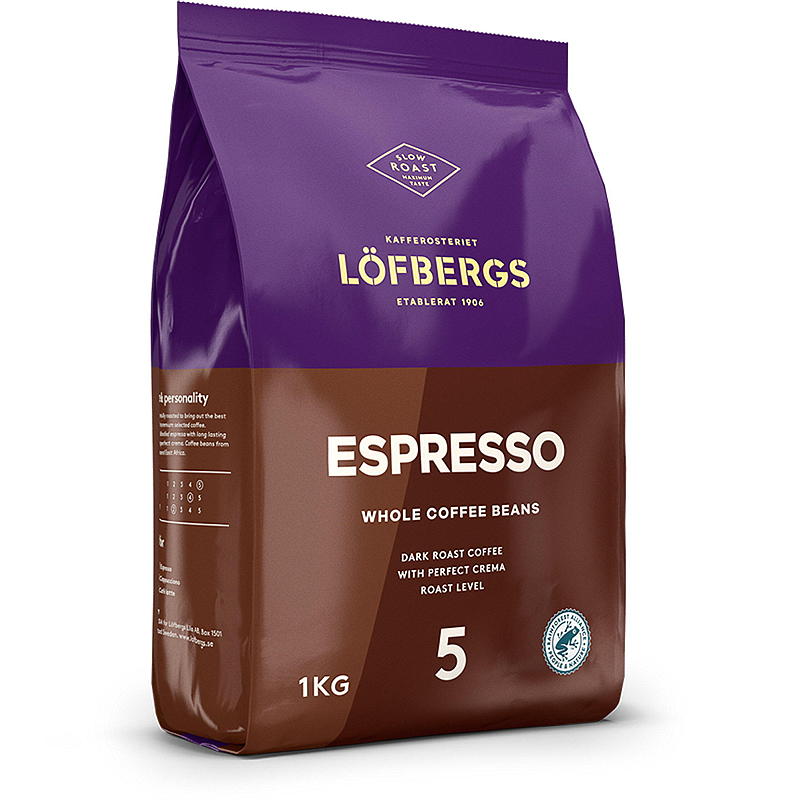 Löfbergs Kaffebønner 1 kg Espresso Löfbergs