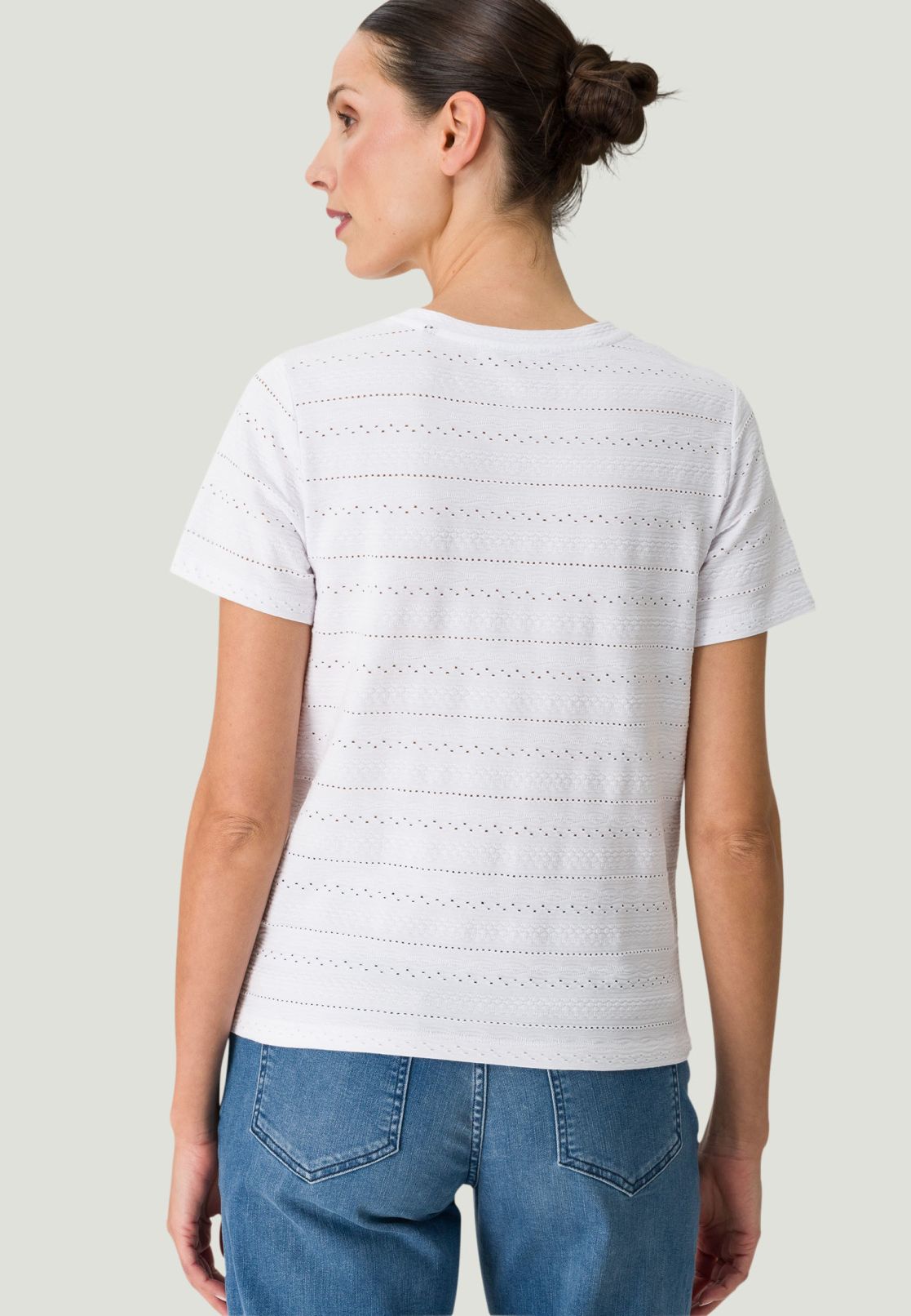 Shirt mit Ajourstrickmuster