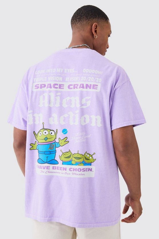 Oversize T-Shirt mit lizenziertem Toy Story Print und Alien-Print